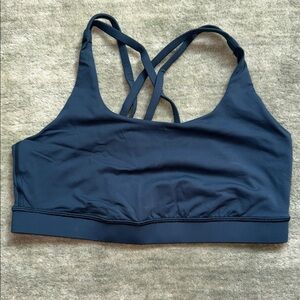 Lululemon Dark Blue/Green Strappy Sports Bra